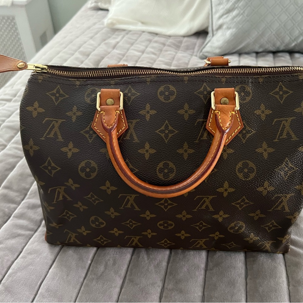 Louis Vuitton Monogram Speedy 30 Satchel